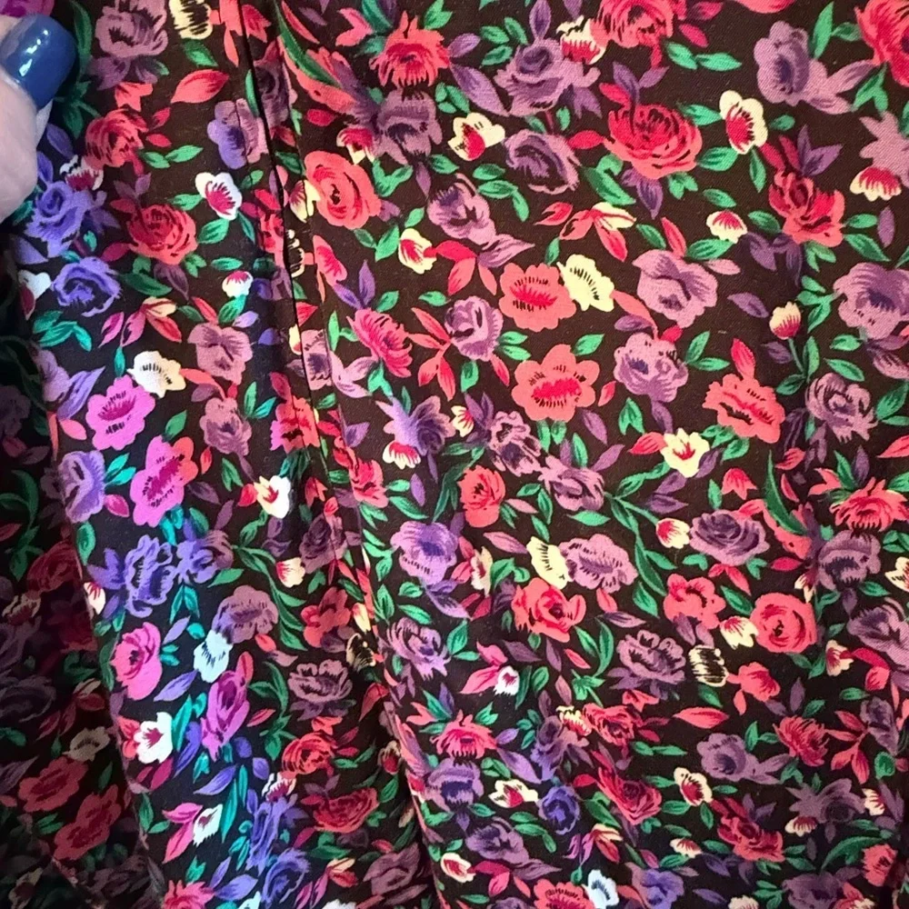 Sweet Miranda Vintage 80’s 90’s Floral Long Sleeve Dress Womens Sz 12 - Picture 10 of 16